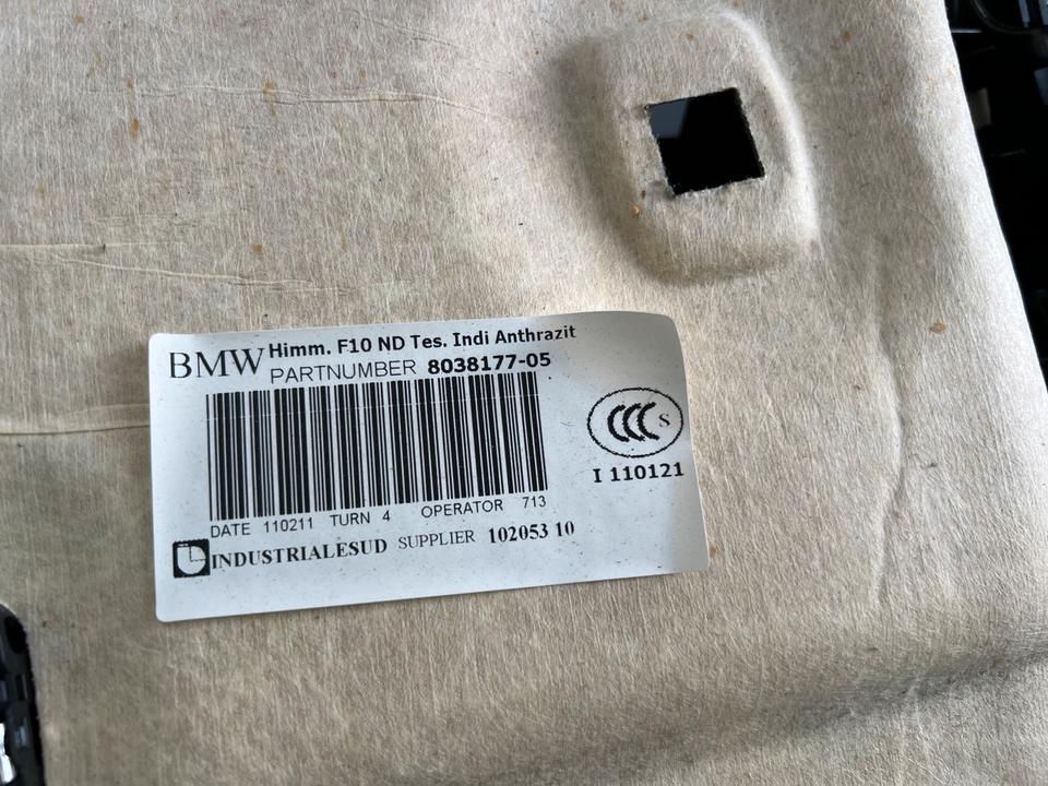 BMW 5er F10 Himmeldach Dach Himmel Dachhimmel 8038177 – Bild 7