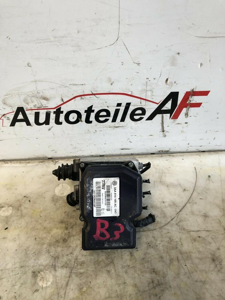 VW Passat B7 3C Hydraulikblock ABS Steuergerät 3AA614109AC