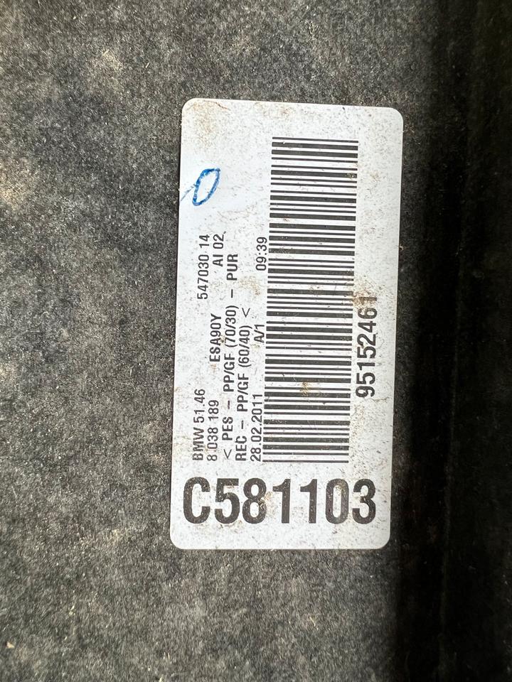 BMW 5er F10 Hutablage Heckablage Ablage Hinten – Bild 9