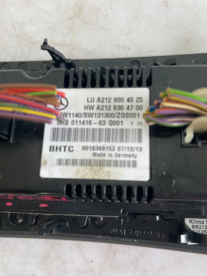 Mercedes E klasse W212 Klimabedienteil Klimaanlage A2129004525 – Bild 7