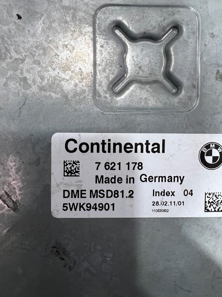 BMW 1er 3er E87 E90 120i 320i Motorsteuergerät 7621178 – Bild 3