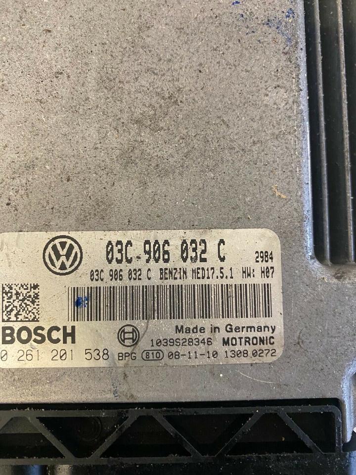 VW Touran 1T2 1.4 TSI Motorsteuergerät Steuergerät 03C906032C – Bild 4