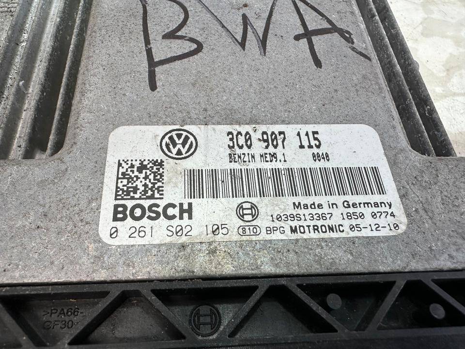 VW Passat B6 BWA 2.0 TFSI Motorsteuergerät Steuergerät 3C0907115 – Bild 4