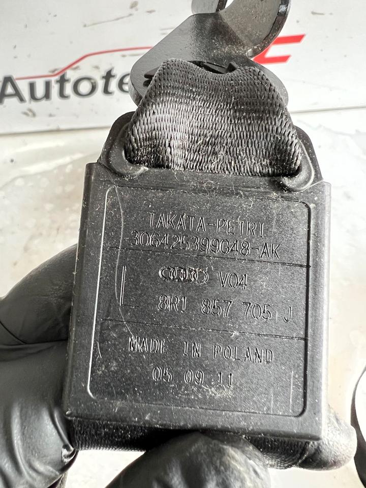 Audi Q5 8R Gurt Sicherheitsgurt Vorne 8R1857705 8R1857706 – Bild 9