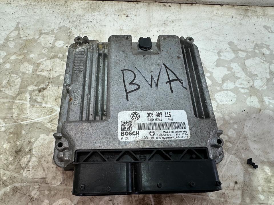 VW Passat B6 BWA 2.0 TFSI Motorsteuergerät Steuergerät 3C0907115 – Bild 3