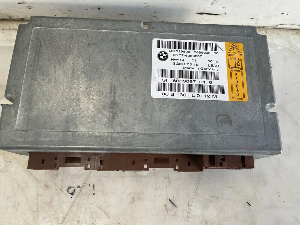BMW 7er E65 E66 Airbag Steuergerät 6983067 – Bild 3