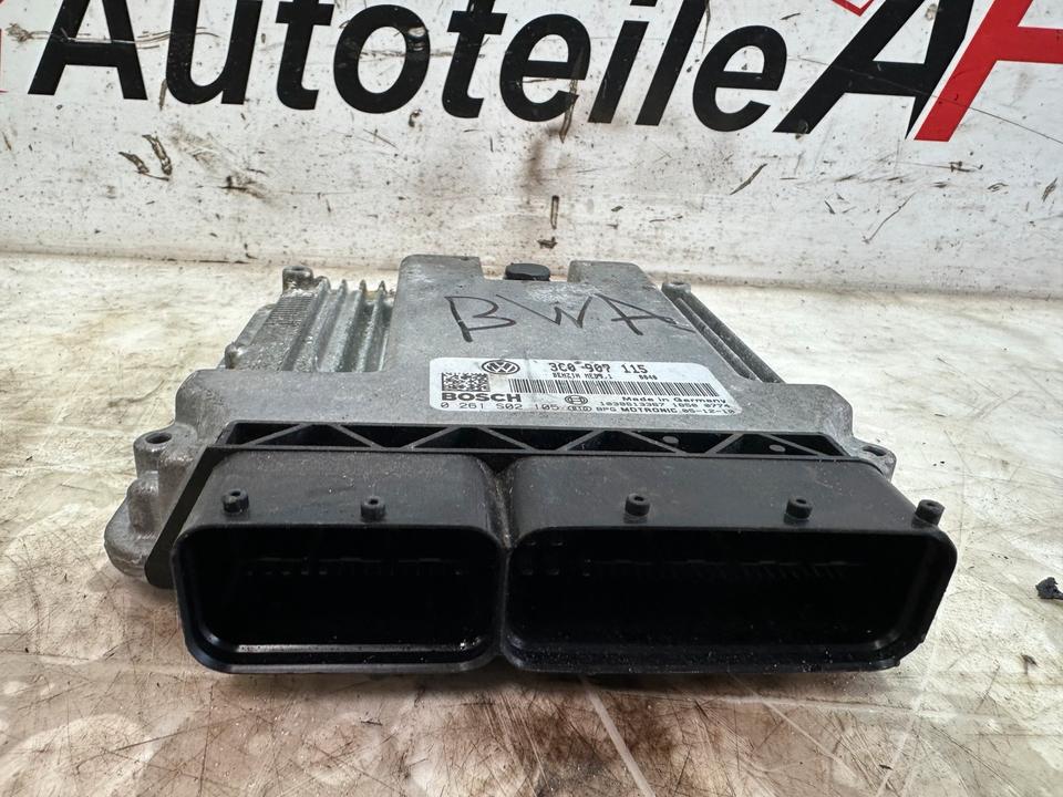VW Passat B6 BWA 2.0 TFSI Motorsteuergerät Steuergerät 3C0907115 – Bild 2