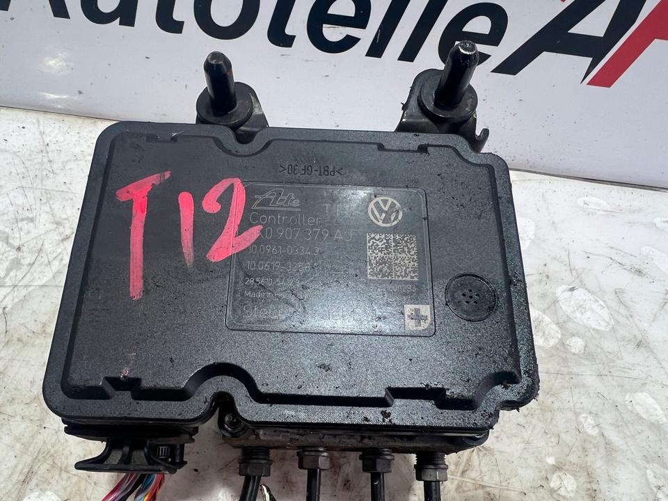 VW Audi Golf 6 A3 8P ABS Steuergerät Hydraulikblock 1K0907379AJ – Bild 3