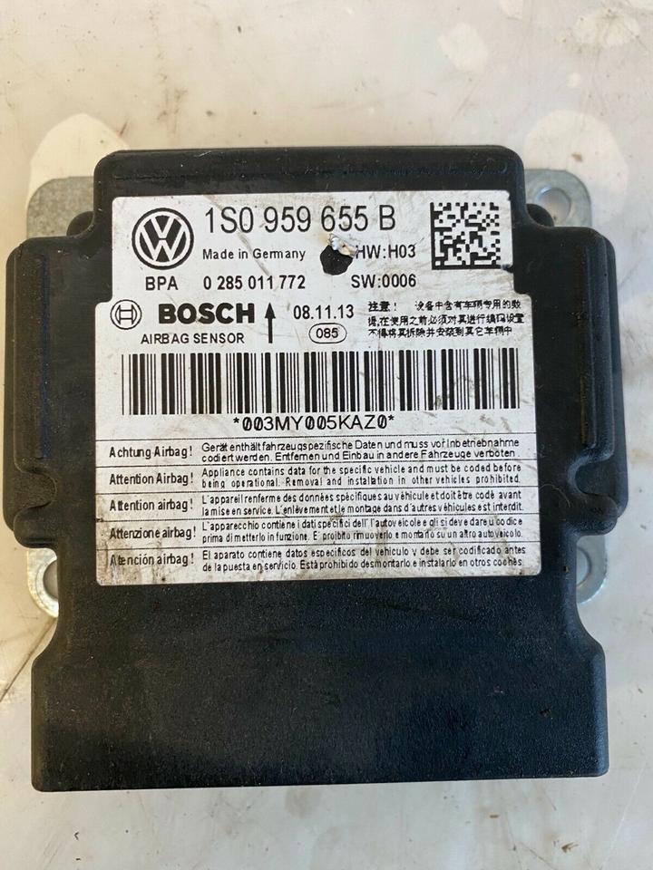 VW Up Airbag Steuergerät Airbagsteuergerät 1S0959655B – Bild 5