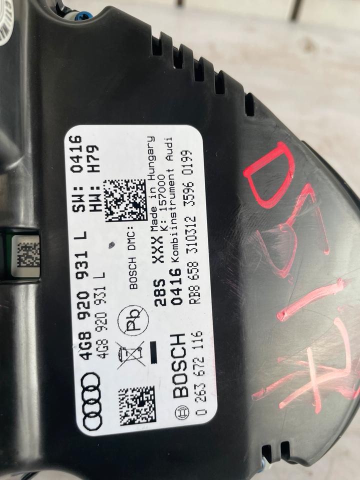 Audi A6 4G Tacho Tachometer Kombiinstrument 4G8920931L – Bild 6