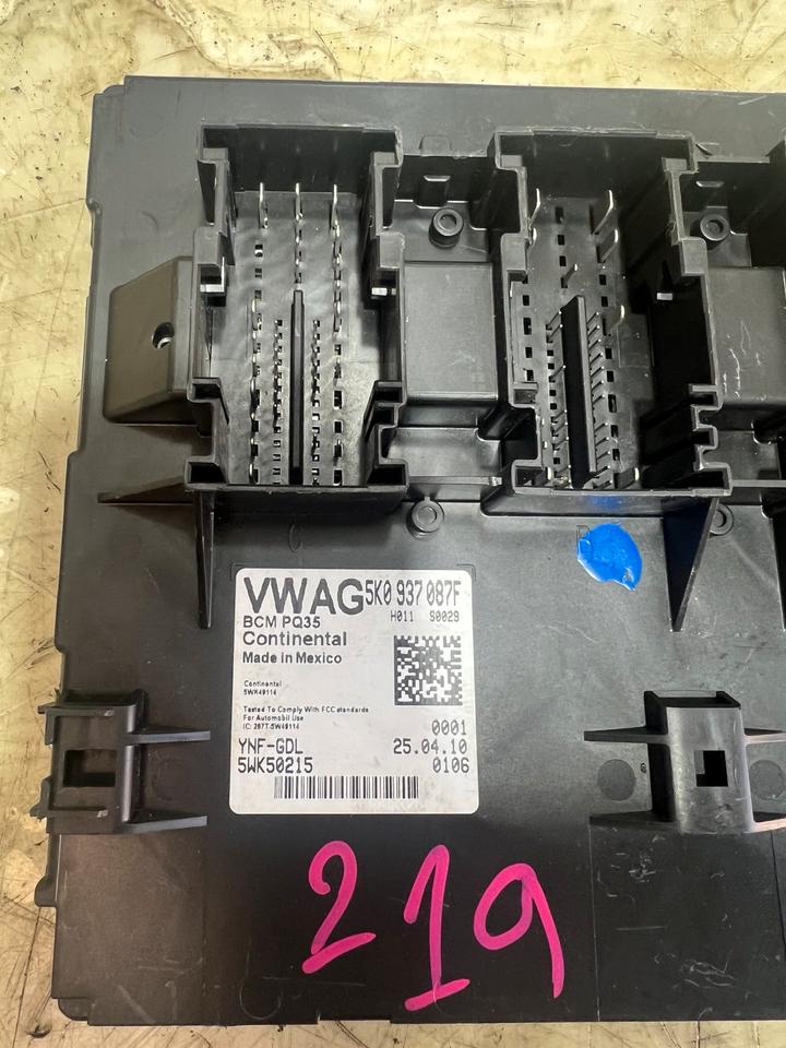 VW Golf Touran 1T2 Bordnetzsteuergerät Steuergerät 5K0937087F – Bild 3