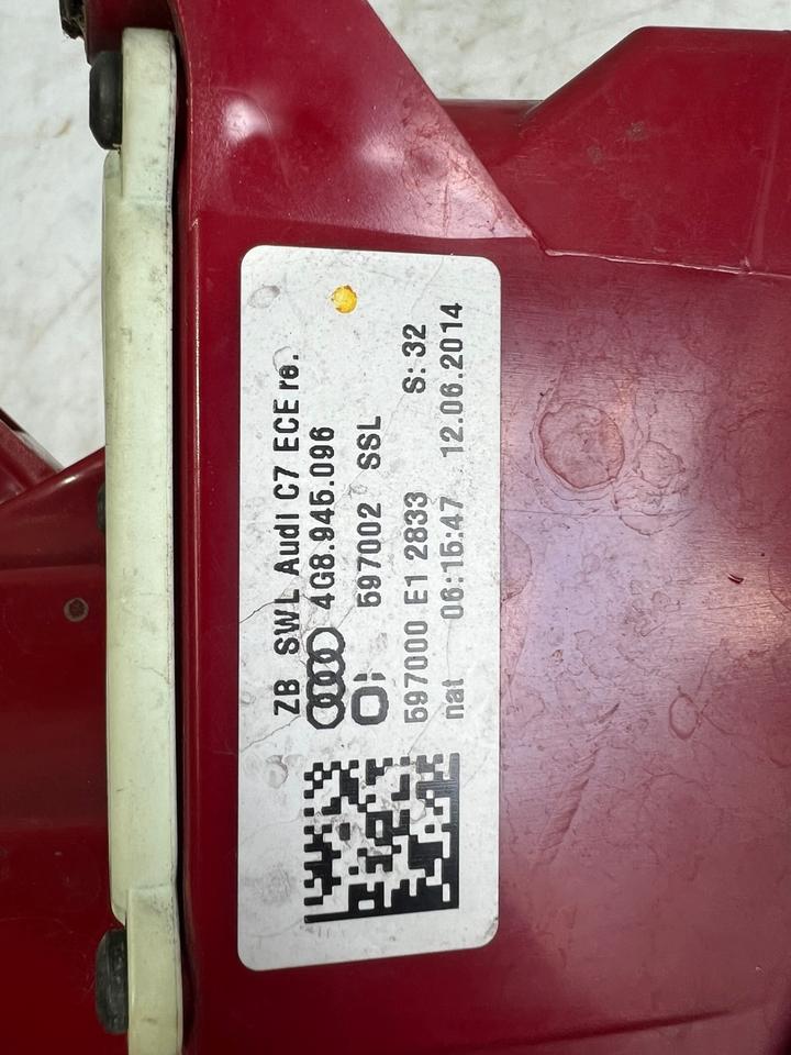 Audi A7 4G C7 Rückleuchte Heckleuchte Leuchte Hinten – Bild 7