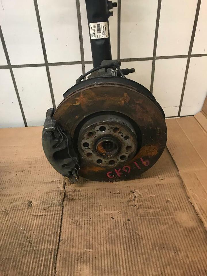 VW Golf 6 Radnabe Achse Bremszange Dämpfer Fahrwerk Links – Bild 3