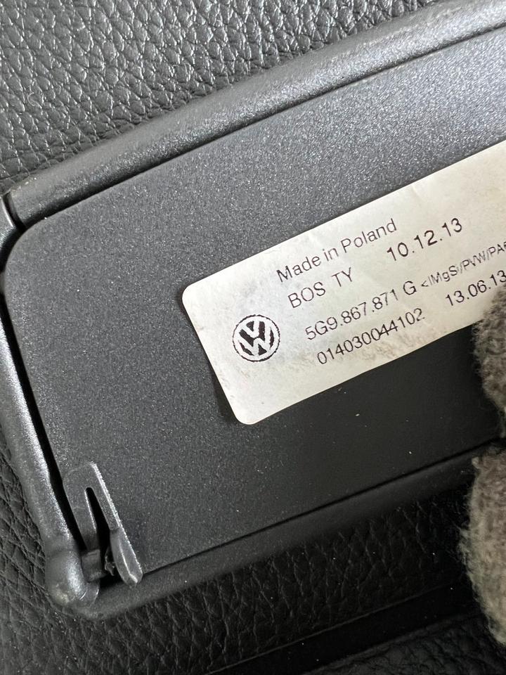 VW Golf 7 VII Hutablage Rollo Netztrennwand Gepäcknetz – Bild 7