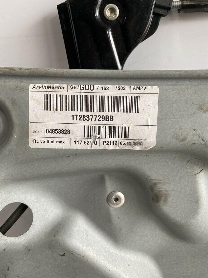 VW Touran Türblatt Fensterheber Türblech Vorne Links 1t2837729 – Bild 9