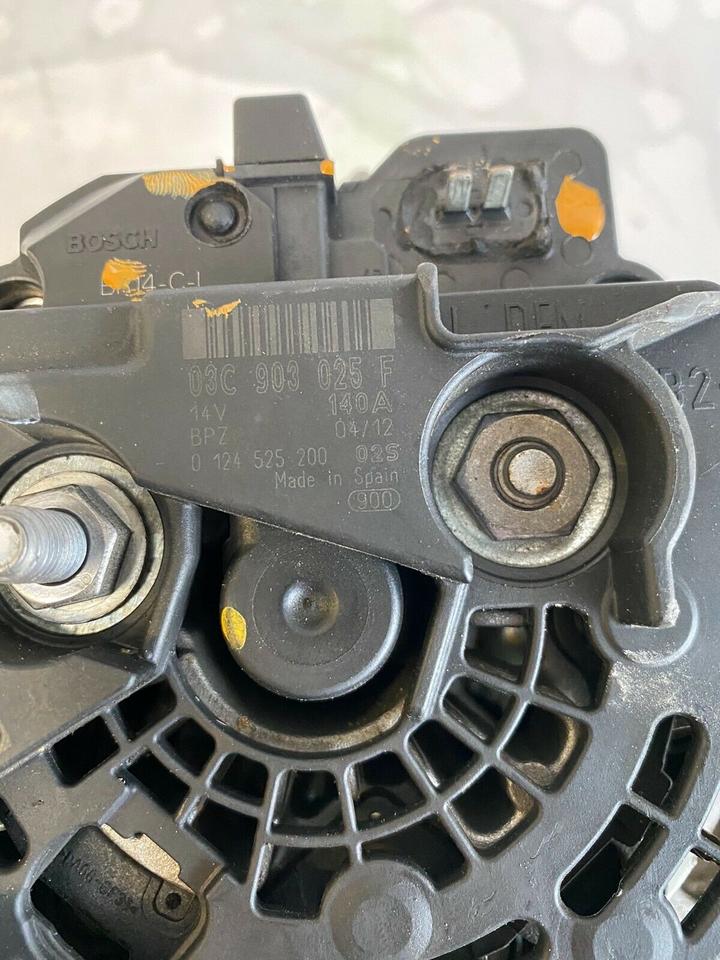 Seat Skoda Audi VW 1.2 TSI 140A Lichtmaschine Lima 03C903025F – Bild 6