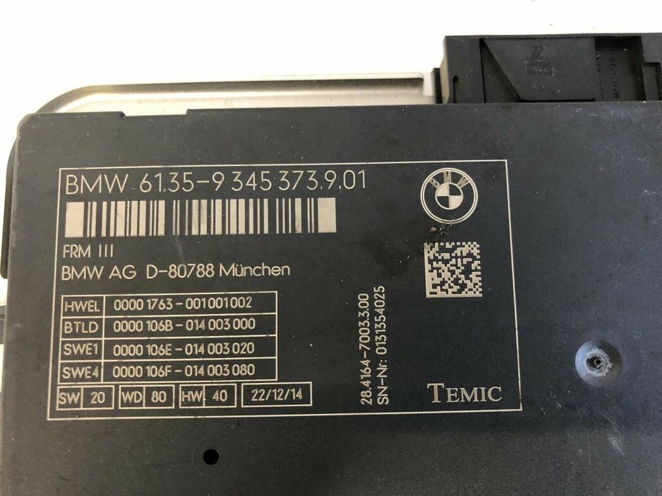 BMW 5er F10 F11 Fußraummodul Steuergerät 9345373 – Bild 4