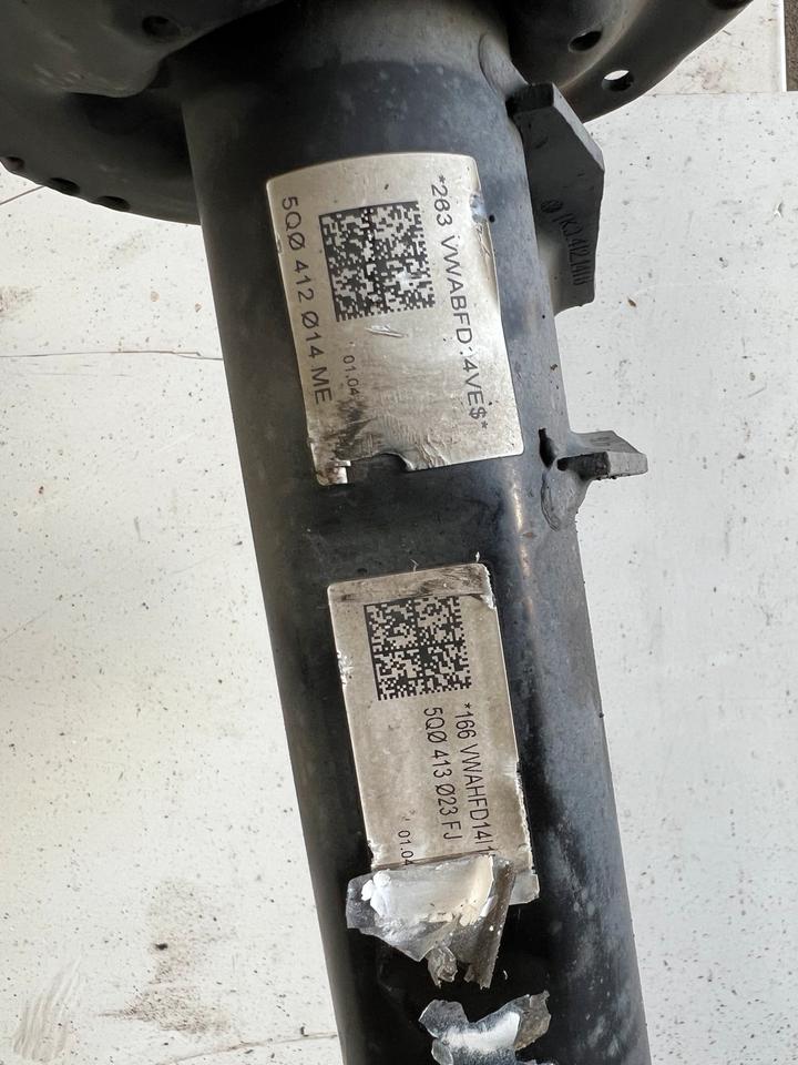 VW Golf 7 VII A3 8V Achsschenkel Radnabe Stoßdämpfer Vorne – Bild 7