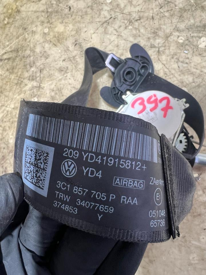 VW Passat B7 3C Gurt Sicherheitsgurt Vorne 3C1857705P 3C1857706R – Bild 9