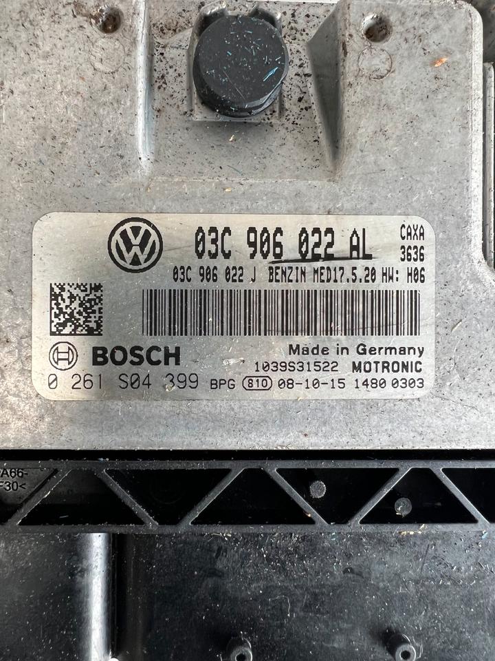 VW Golf 5 V Motorsteuergerät Steuergerät 03C906022AL – Bild 3