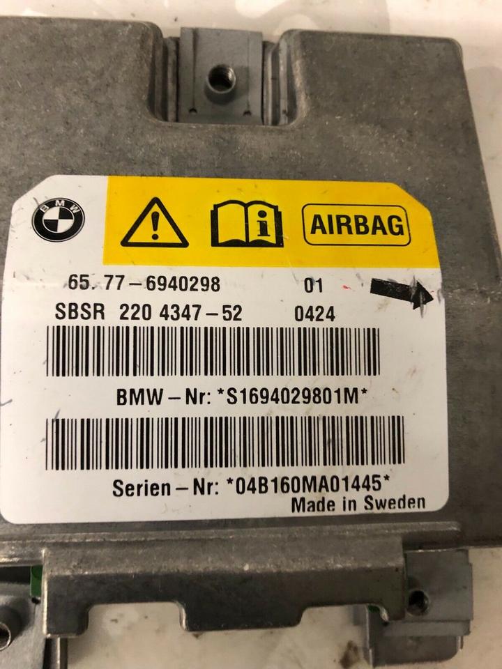 BMW 5er E60 E61 Airbag Steuergerät Modul 6940298 – Bild 4