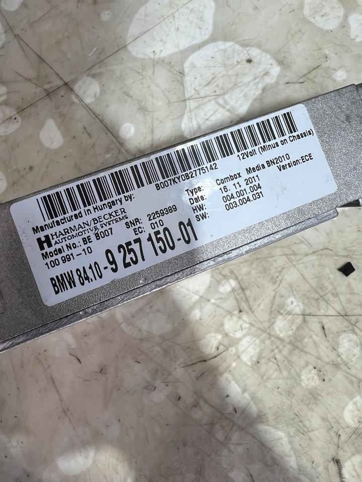 BMW 5er F10 F11 Media Steuergerät Bluetooth Combox Modul 9257150 – Bild 5