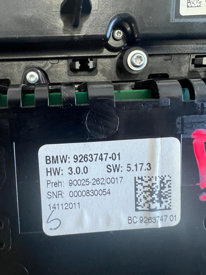 BMW 5er F10 F11 Klimabedienteil Bedienteil Radio 9263747 – Bild 6