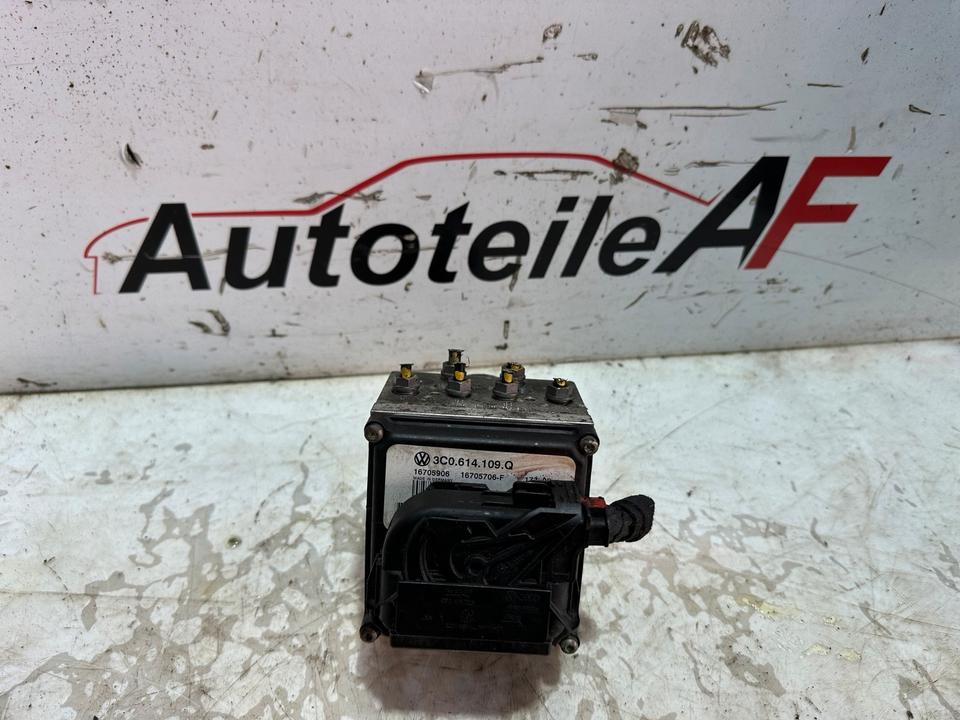 VW Passat ABS ESP Steuergerät Hydraulikblock Pumpe 3C0614109Q