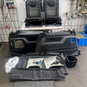 VW Seat Alhambra Sharan 7N 3.Reihe 3 Sitzreihe Sitze Hinten