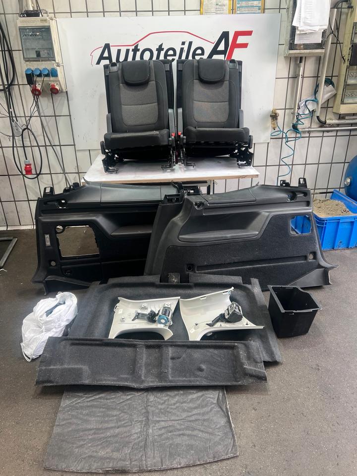 VW Seat Alhambra Sharan 7N 3.Reihe 3 Sitzreihe Sitze Hinten