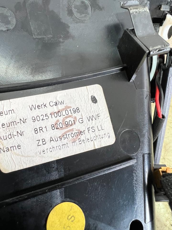 Audi Q5 8R Luftströmer Frischluftdüse Vorne Links 8R1820901G – Bild 3