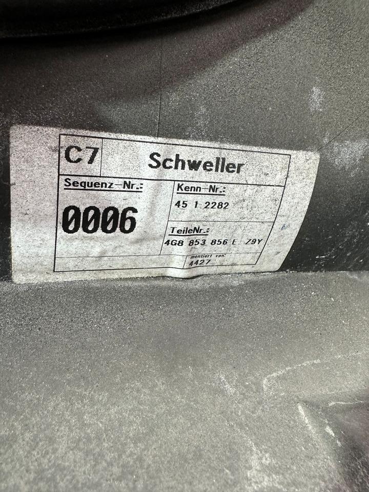 Audi A7 C7 4G S line Seitenschweller Schweller Links Rechts LZ9Y – Bild 13