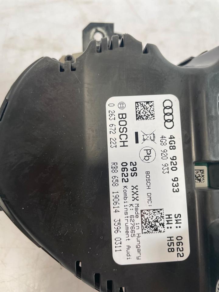 Audi A7 4G C7 Tacho Tachometer Kombiinstrument 4G8920933 – Bild 5