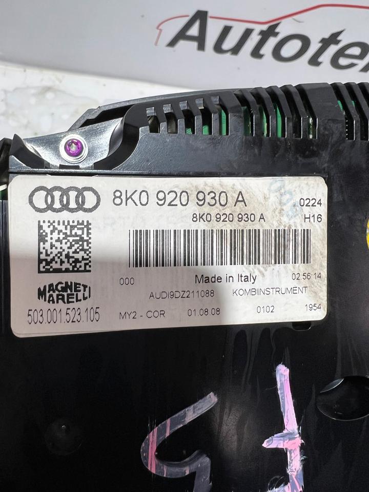 Audi A4 B8 8K Tacho Tachometer Kombiinstrument 8K0920930A – Bild 8