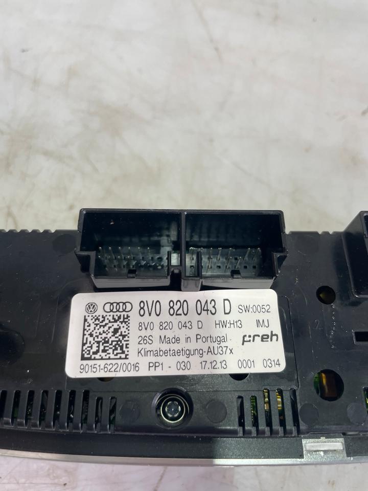 Audi A3 8V Klimabedienteil Klimaanlage 8V0820043D – Bild 7