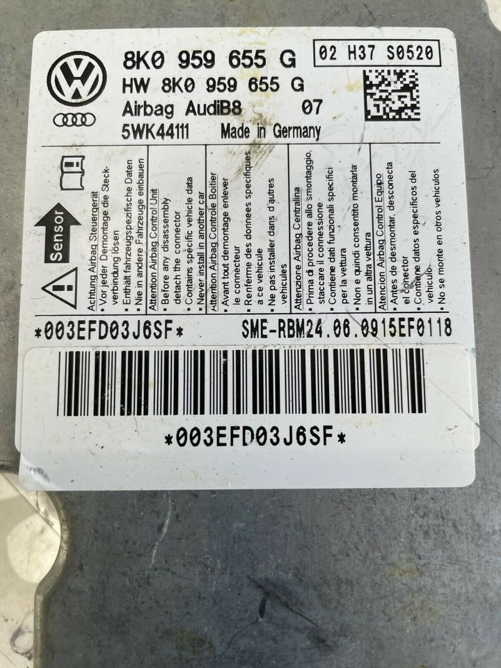 Audi A4 B8 8K Airbagsteuergerät Steuergerät Airbag 8K0959655G – Bild 4
