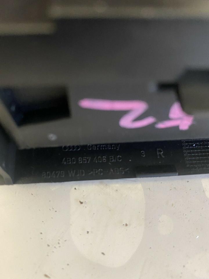 Audi A6 4F Aschenbecher Zigarettenanzünder Ablage 4B0857406 – Bild 5