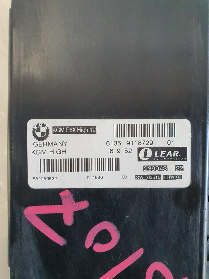 BMW 5er E60 E61 Gateway Lichtmodul Steuergerät 911872901 – Bild 4