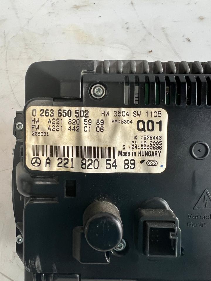 Mercedes W221 Display Bildschirm A2218205489 – Bild 4