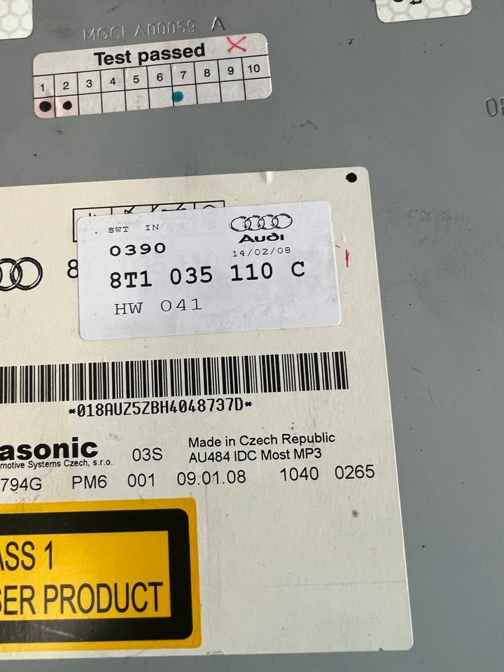 Audi A4 B8 8K A5 8T CD Player 8T1035110C – Bild 4