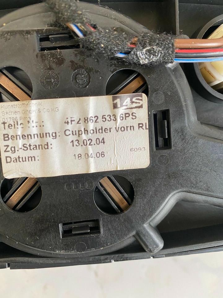 Audi A6 4F Getränkehalter Ablagefach Becherhalter 4F2862533 – Bild 7