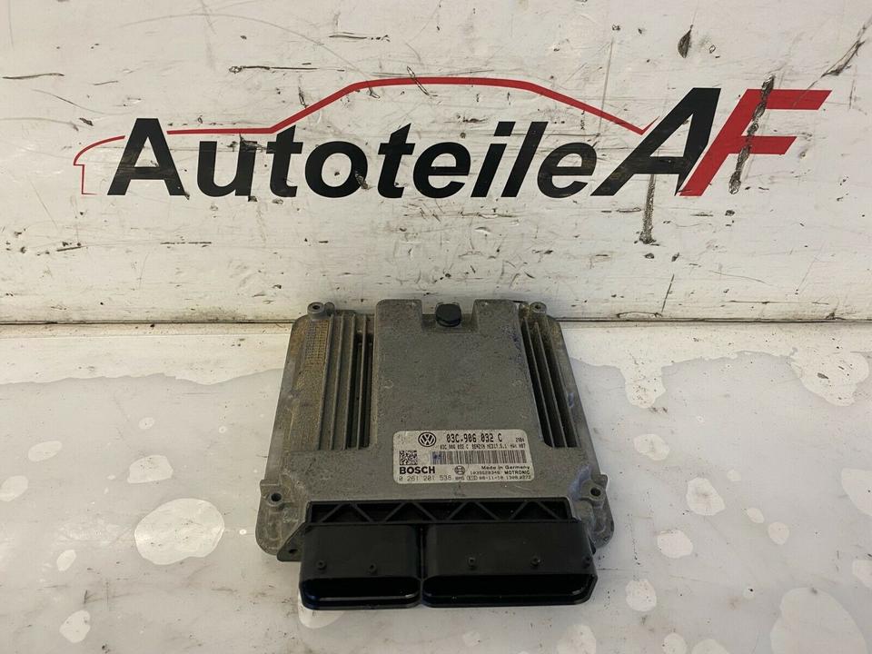 VW Touran 1T2 1.4 TSI Motorsteuergerät Steuergerät 03C906032C