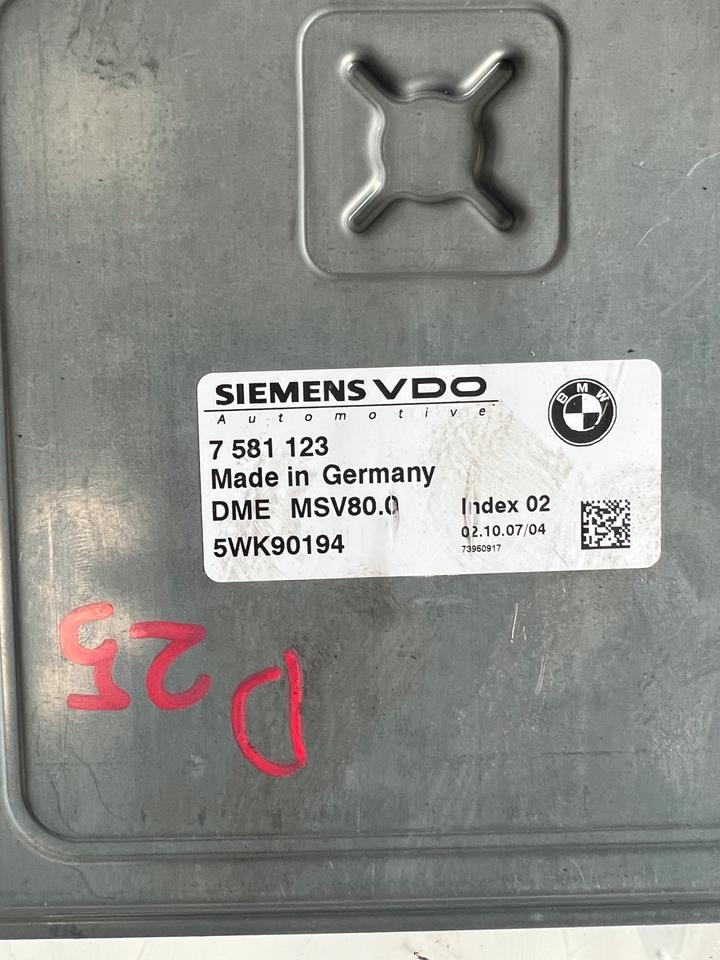 BMW 1er E81 E87 Motorsteuergerät Set 7581123 – Bild 3
