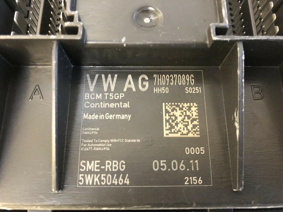 VW Polo 6R BCM Steuergerät 7H0937089G – Bild 3