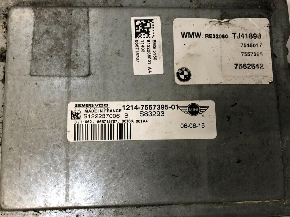 Mini Cooper S R50 R52 R53 Motorsteuergerät Steuergerät 7557395 – Bild 3