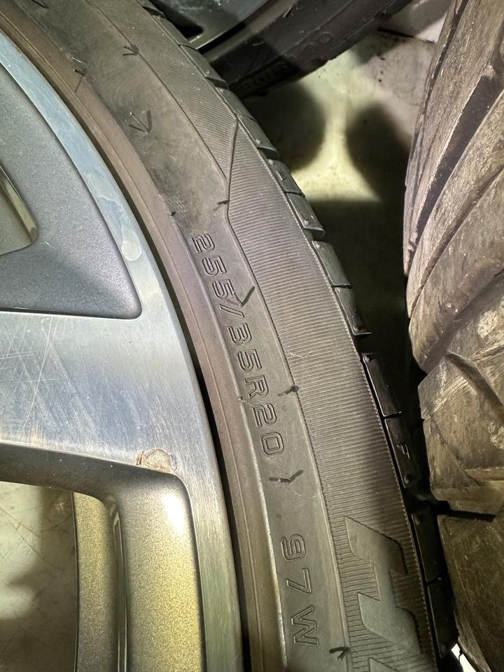 Audi A6 S6 4G Felgen Reifen 8.5x20 Zoll ET45 4G0601025G 255/35R20 – Bild 11