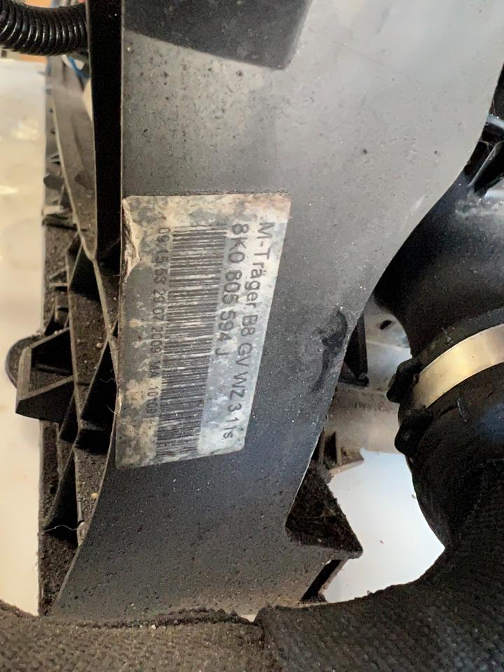 Audi A4 B8 8K Schlossträger Frontmaske Kühlerpaket – Bild 8