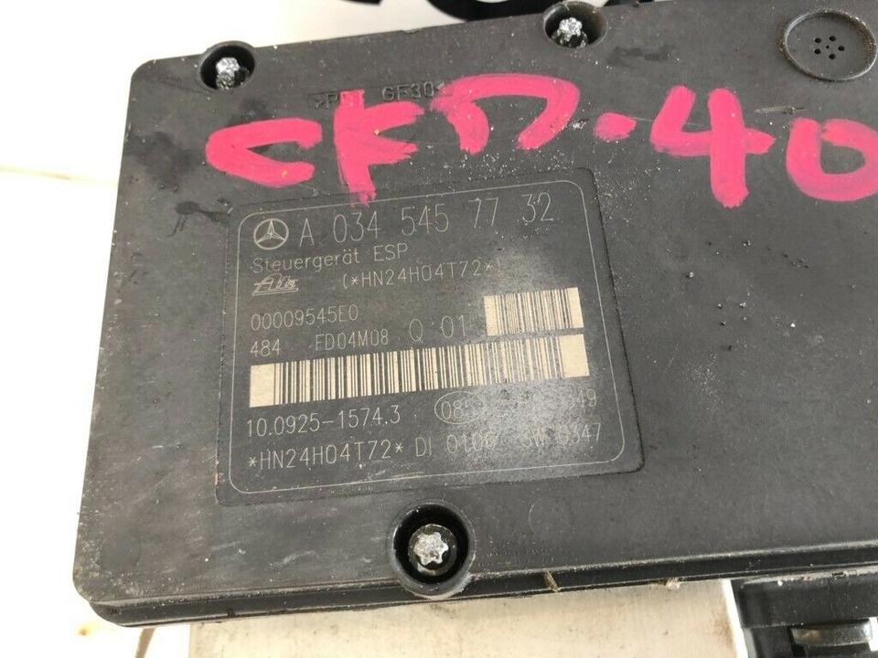 Mercedes W203 W209 ABS Steuergerät Hydraulikblock ESP A0054312912 – Bild 2