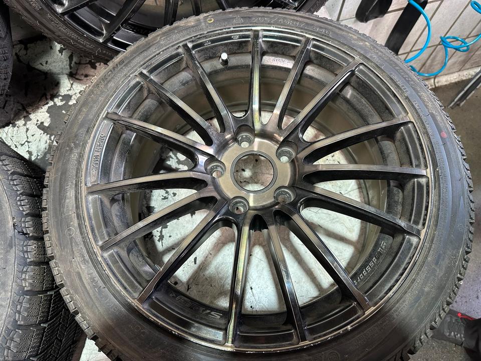 WedsSport SA15R 17 Zoll Alufelgen Felgen Reifen 205/45R17 – Bild 3