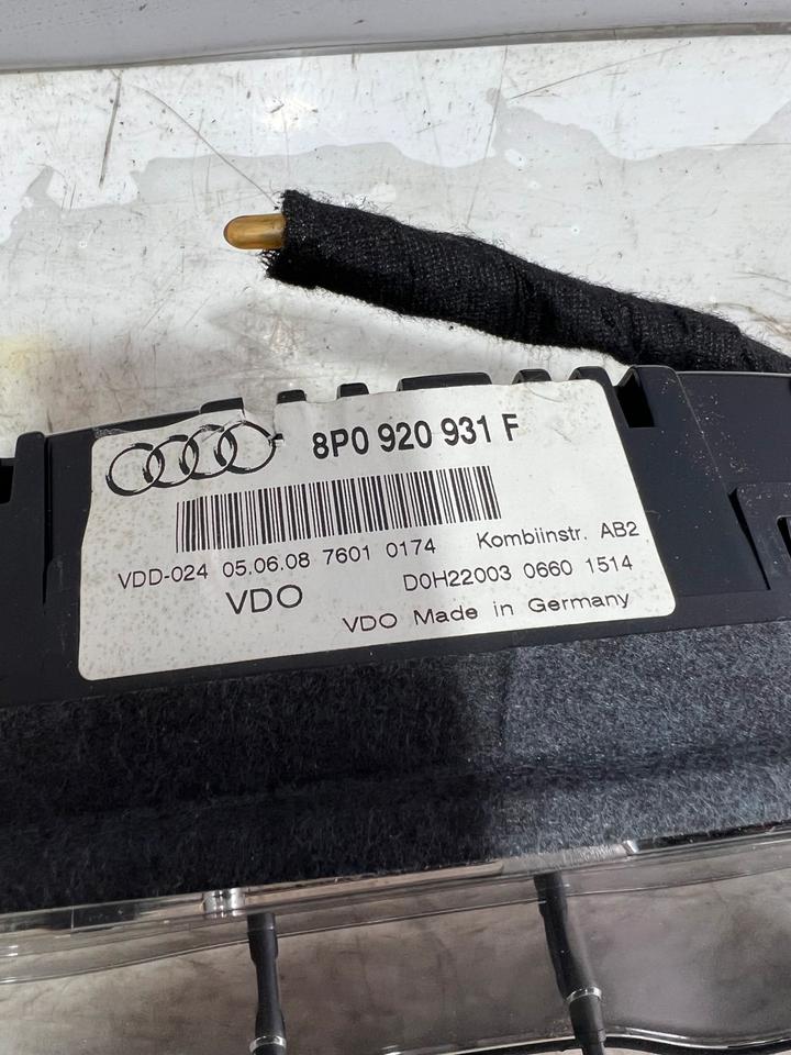 Audi A3 8P Tacho Tachometer Kombiinstrument 8P0920931F – Bild 6